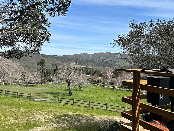 Beautiful view of Carmel Valley overlooking a meadow