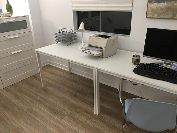 3rd bedroom used as an office.