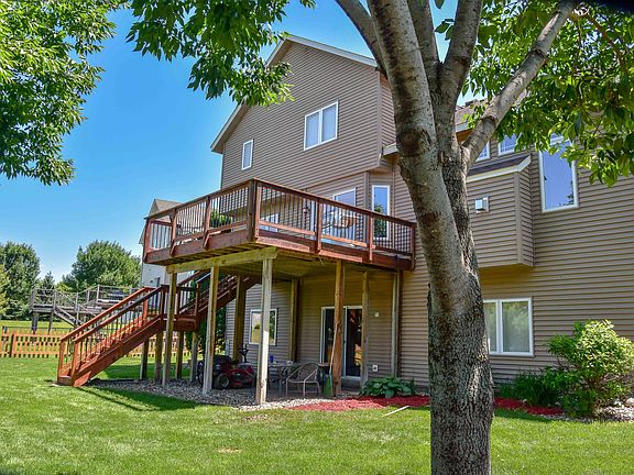Rear of home with Deck. 