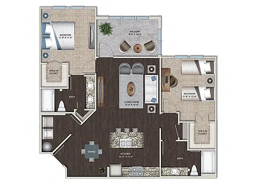 Floor plan B1