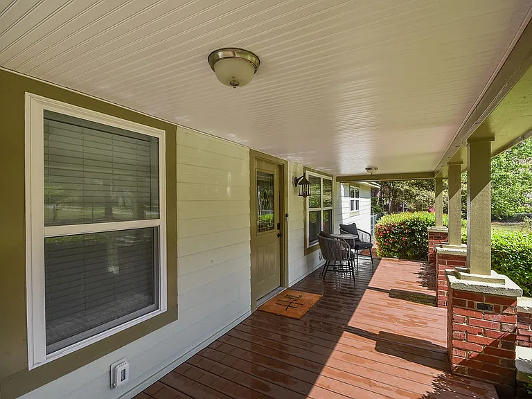 Sunny front porch
