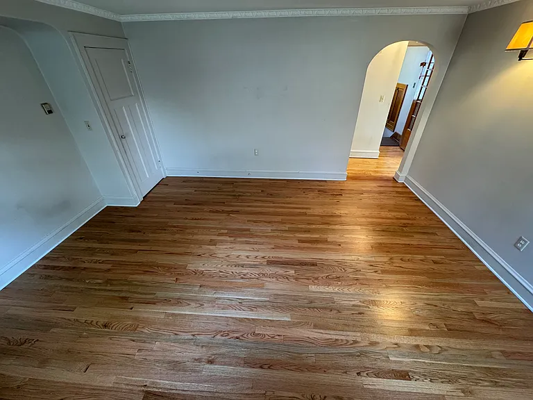 Living Room. Entry on Right. Second Bedroom on Left.