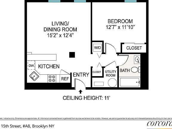 2nd image of 205 15th St APT A8