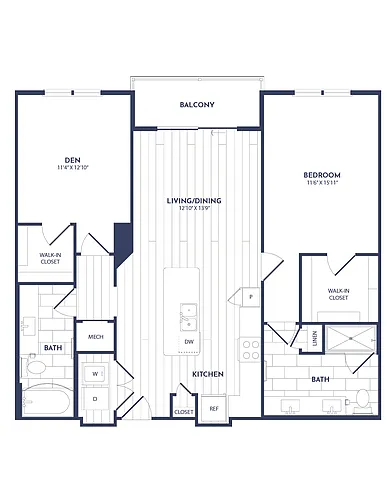 Floor plan A5-Den