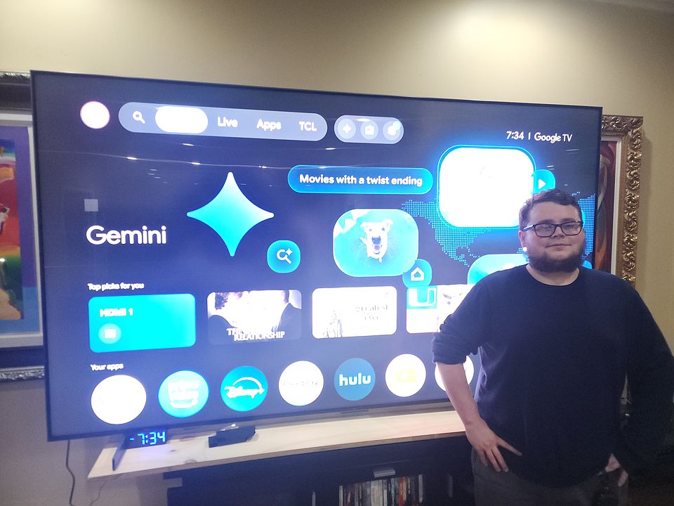 This is my 98 inch TV, yours in the box! and Ready to Go.