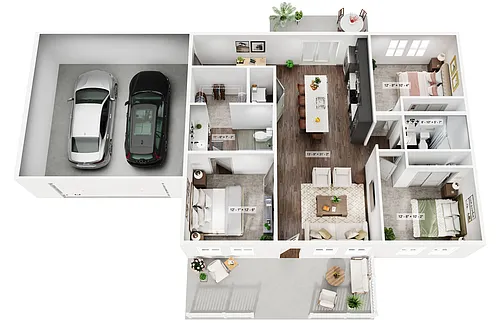 Floor plan Grand Maison W/ Garage