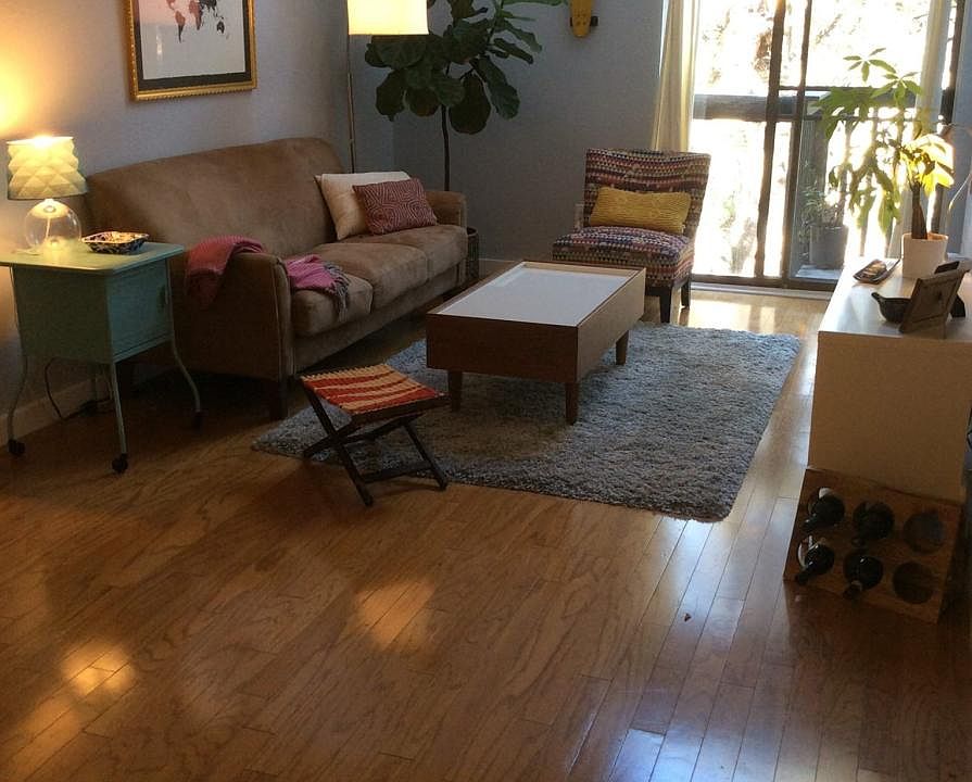 Living room and access to patio