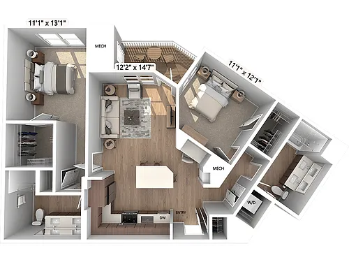 Floor plan B4