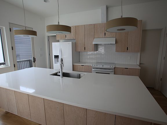 wide open kitchen island