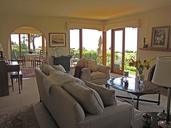 living room w/ views