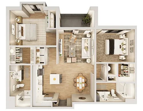 Floor plan B2a