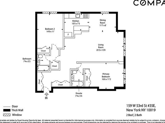 2nd image of 159 W 53rd St APT 35E