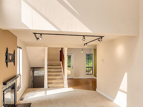Living room and upstairs loft