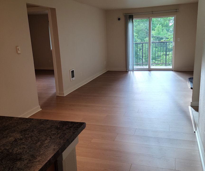 Livingroom / dining room from kitchen