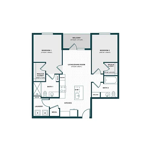 Floor plan B1