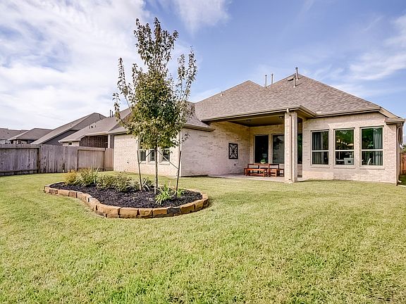 Open backyard for entertaining