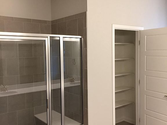 Master Bath: Walk-In Shower & Linen Closet