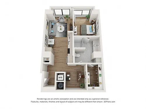 Floor plan A3 w/ Den