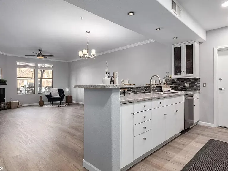 Great room and kitchen