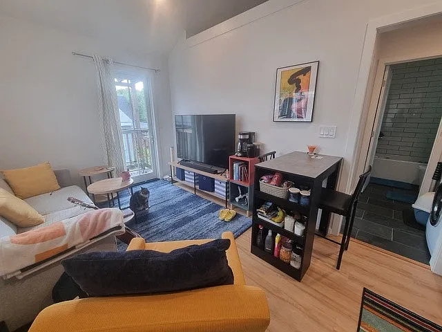 Example main living area with recent tenants furnishings