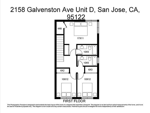 5th image of 2158 Galveston Ave Unit D