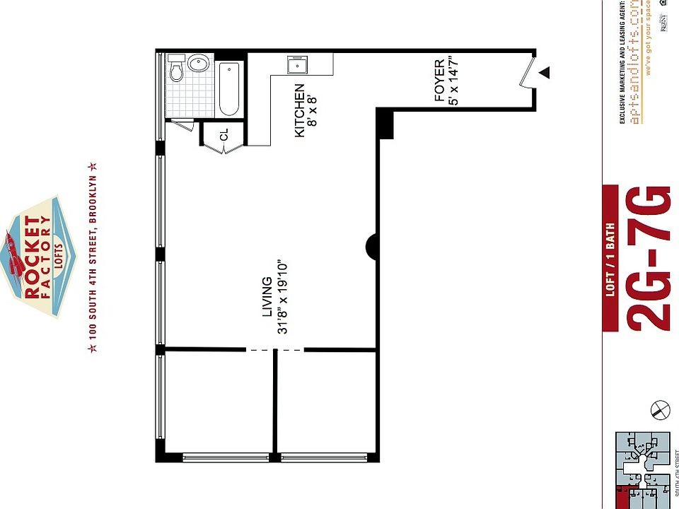 2nd image of 100 S 4th St APT 3G