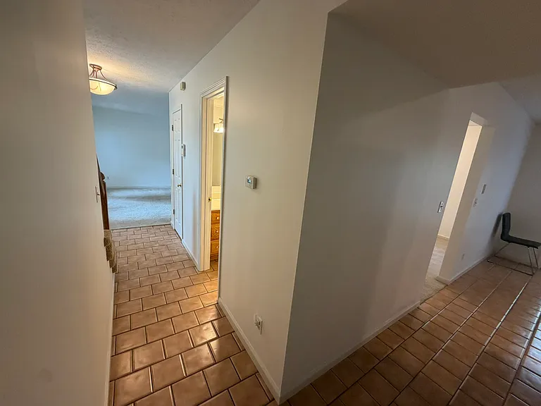 hallways at door to laundry room