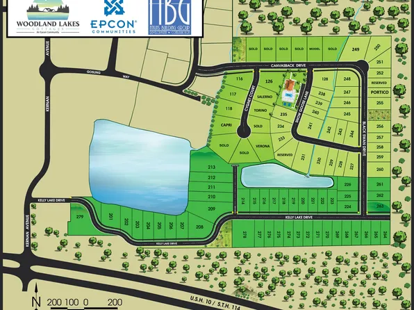 Salerno Plus Plan, Woodland Lakes Cottages