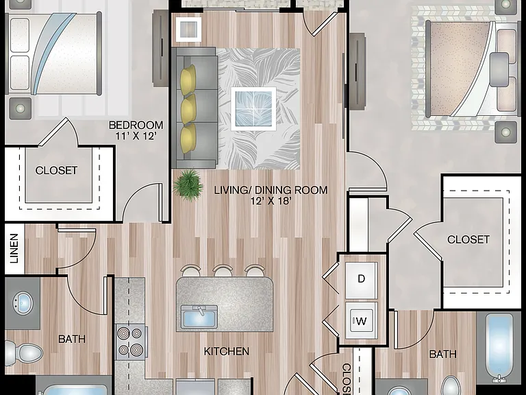 1053 Sq. Ft. 1053 Sq. Ft.