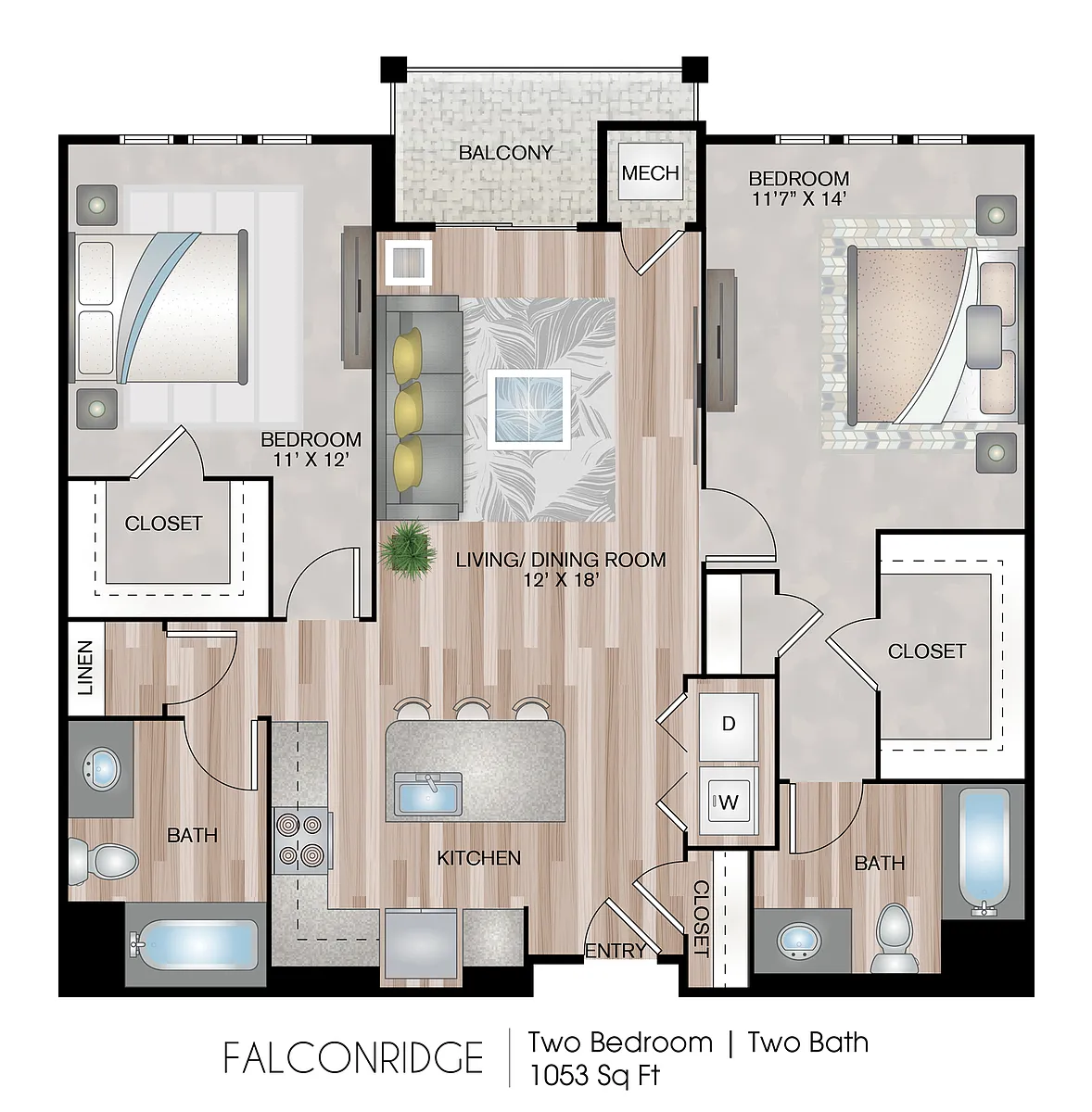 Floor plan Falconridge