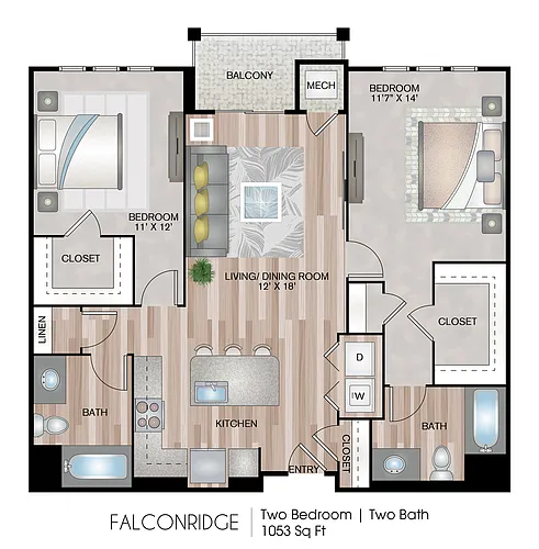 Floor plan Falconridge