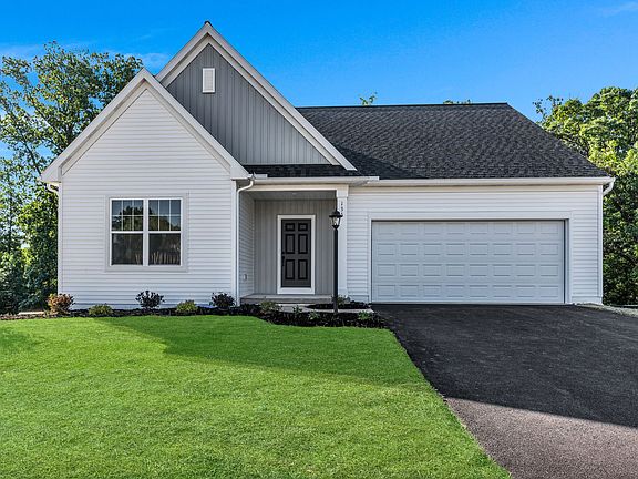 Front elevation of the Dalton Model from Garman Builders