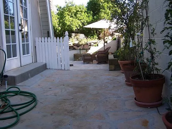 Outside the main floor bedroom or office. Shared washer and dryer their also.