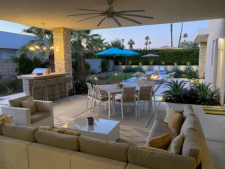 Covered patio