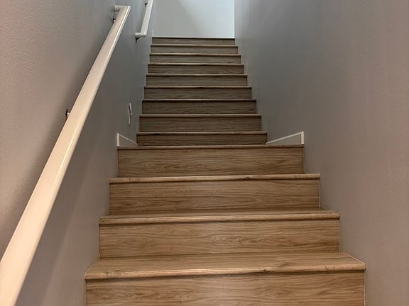 Staircase up to main level