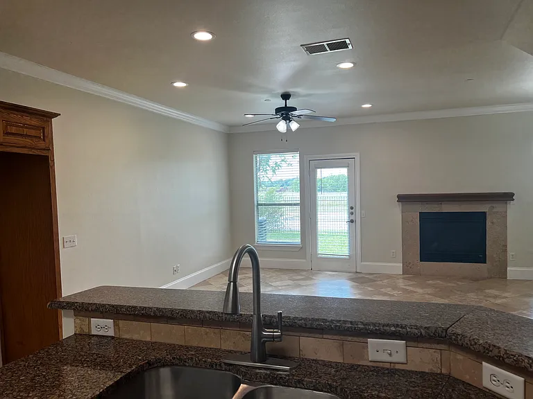 LIVING AREA VIEW FROM KITCHEN