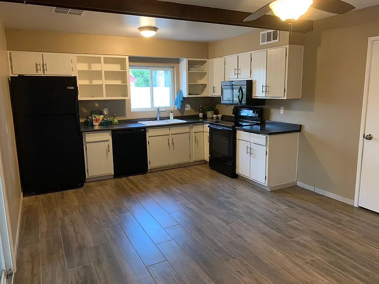 HUGE eat in kitchen!
