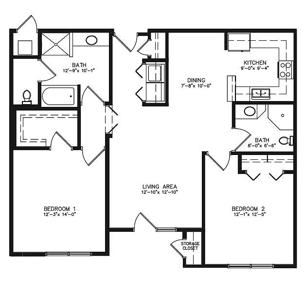 Floor plan Charleston Riviera