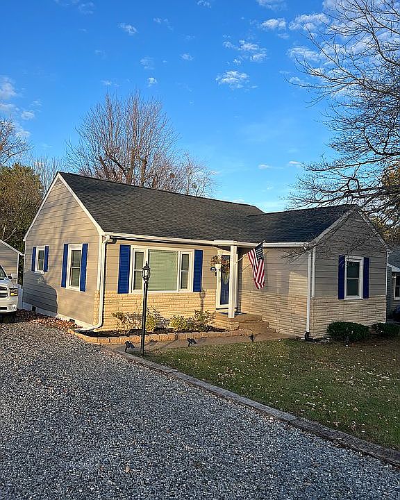 Fresh exterior paint 