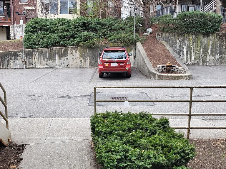 One parking space is included in the monthly rent with this condo. Otherwise, it would cost $200 per month to rent a parking space in this area.