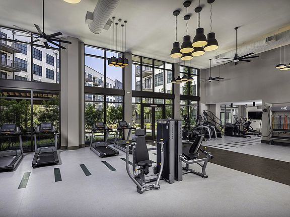 Our spacious fitness center offers a variety of equipment to meet your needs.