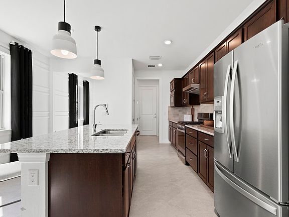 Flow Through Kitchen Layout