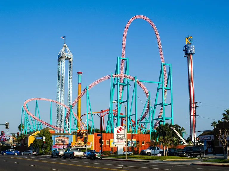 Less than seven miles from Knott's Berry Farm.