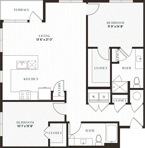 Floor plan B6