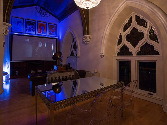 110" PROJECTOR NIGHTTIME