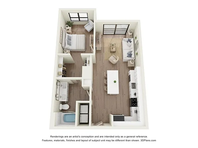 Floor plan A1-B