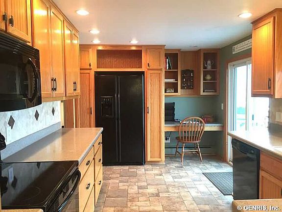 Custom, new kitchen, red oak