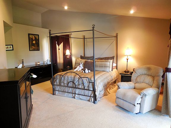 Roomy master bedroom