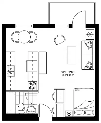 Floor plan 3 Slessor - Plan B