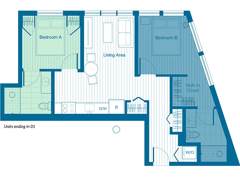 Coliving - Layout B4 Coliving - Layout B4